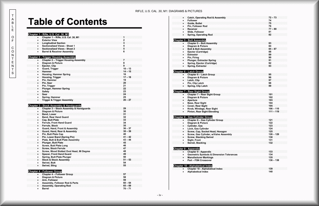 Apa style table of contents format